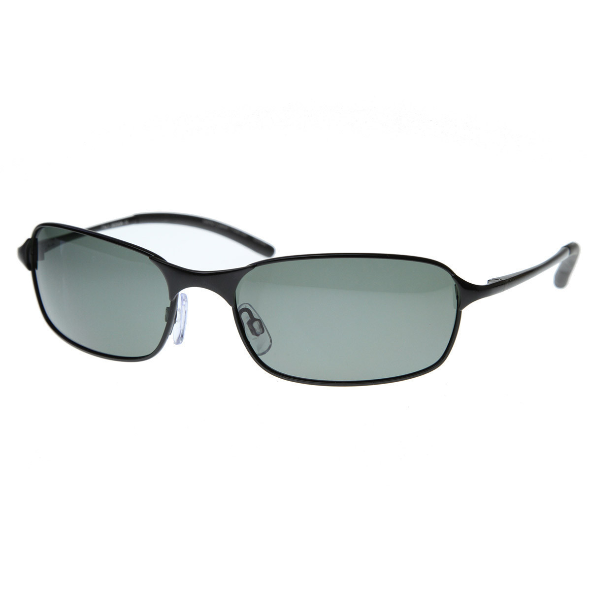 Polarized Thin Wire Frame Metal Sunglasses - 8321 - Silver