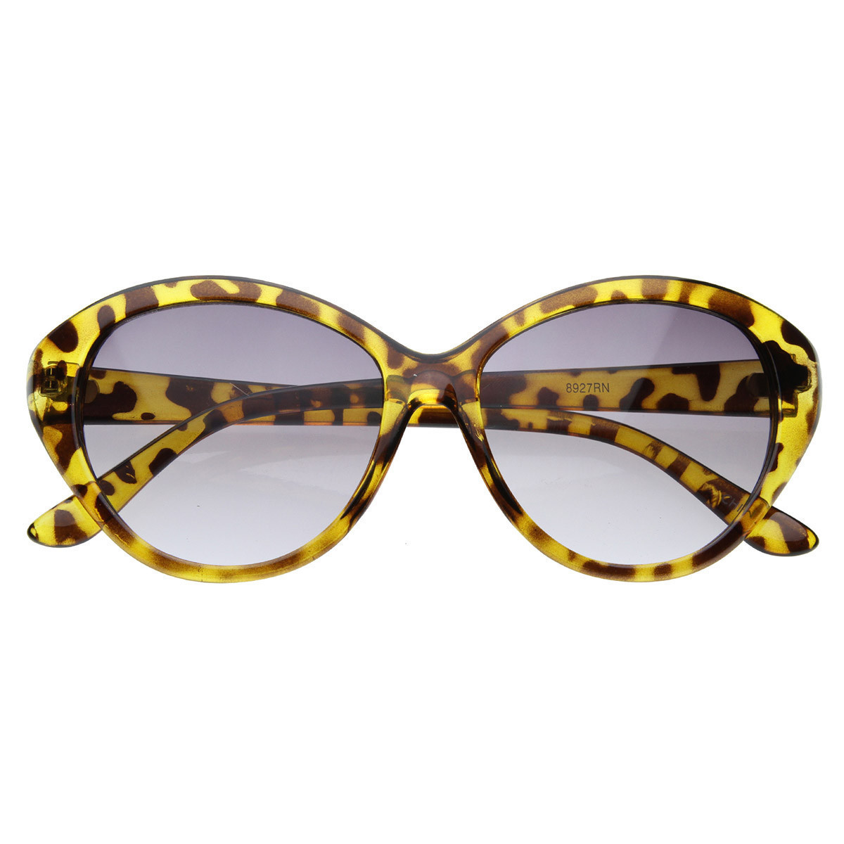 Mod Womens Oversized Cat Eye Sunglasses - 8312 - Black-Smoke