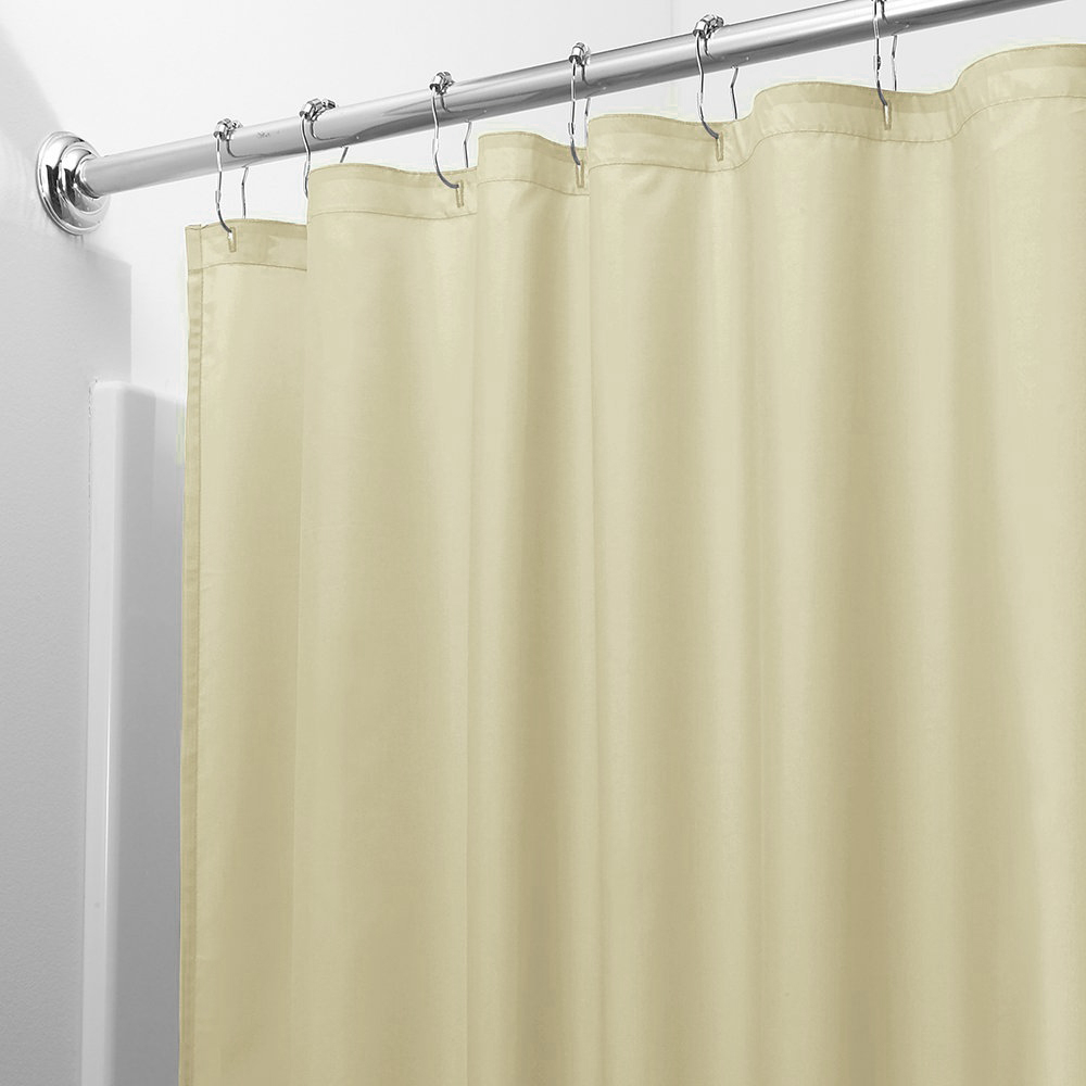 Heavy-Weight Magnetic Shower Curtain Liner - Taupe