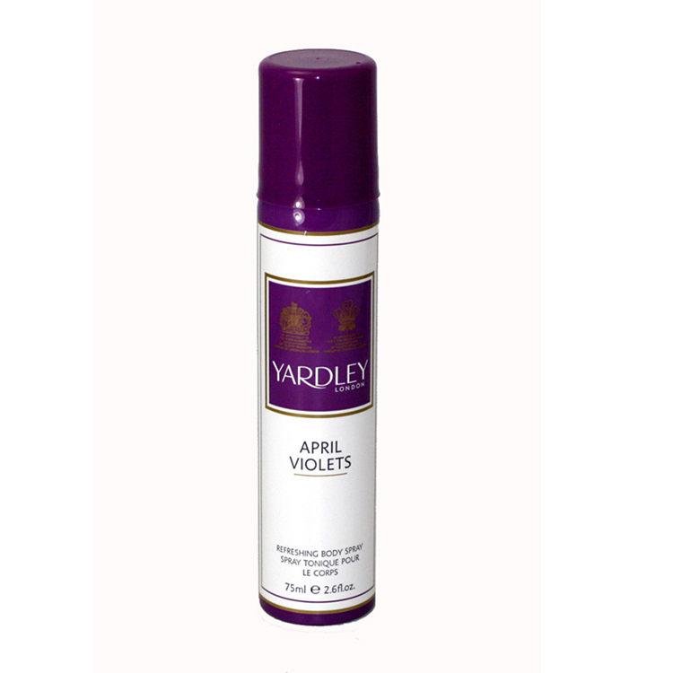 April Violets Perfume By Yardley Of London For Women Refreshing Body Spray 2.6 Oz / 75 Ml