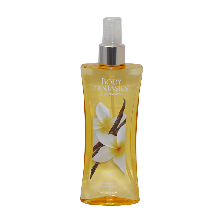 Body Fantasies Signature Perfume By Parfums De Coeur For Women Vanilla Fragrance Body Spray 8.0 Oz / 236 Ml