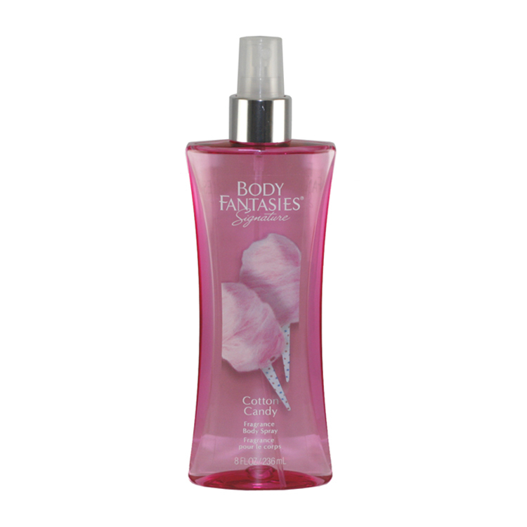 Body Fantasies Signature Perfume By Parfums De Coeur For Women Cotton Candy Fragrance Body Spray 8.0 Oz / 236 Ml