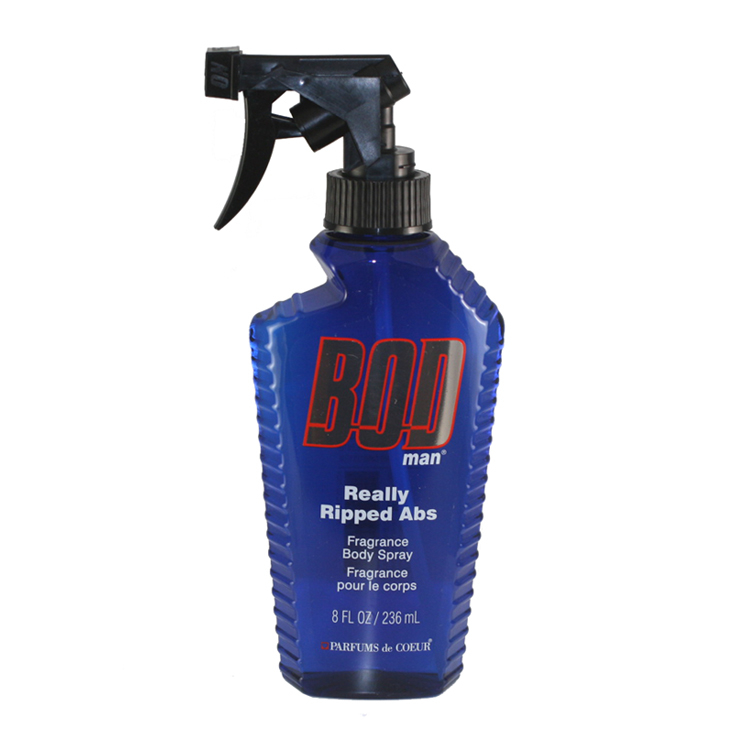 Bod Man Really Ripped Abs Cologne By Parfums De Coeur For Men Fragrance Body Spray 8.0 Oz / 236 Ml
