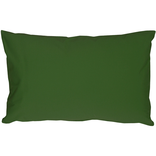 Pillow Decor - Caravan Cotton Forest Green 12x19 Throw Pillow