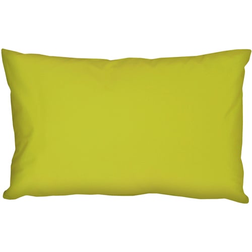 Pillow Decor - Caravan Cotton Lime Green 12x19 Throw Pillow
