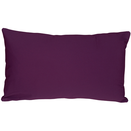 Pillow Decor - Caravan Cotton Purple 12x19 Throw Pillow