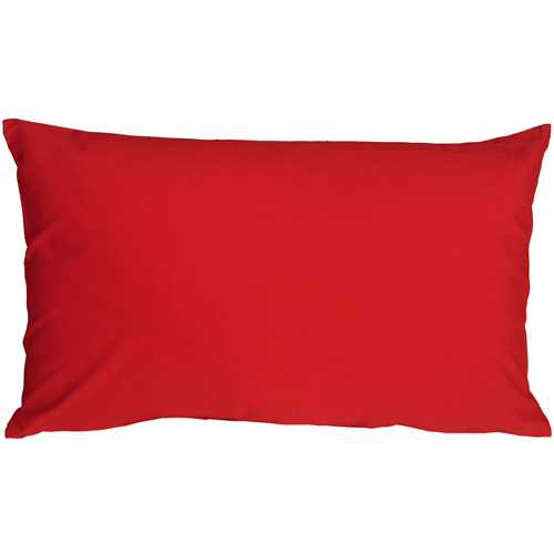 Pillow Decor - Caravan Cotton Red 12x19 Throw Pillow