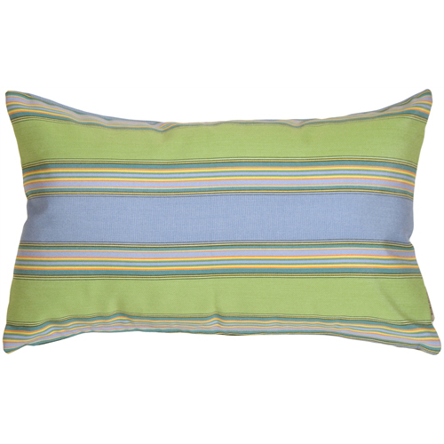 Pillow Decor - Sunbrella Bravada Limelite 12x19 Outdoor Pillow