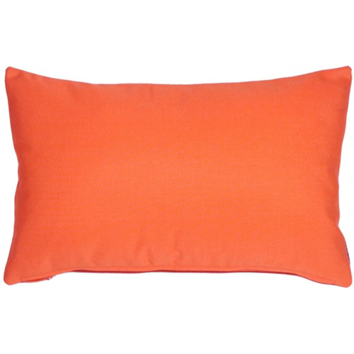 Pillow Decor - Sunbrella Melon 12x19 Outdoor Pillow