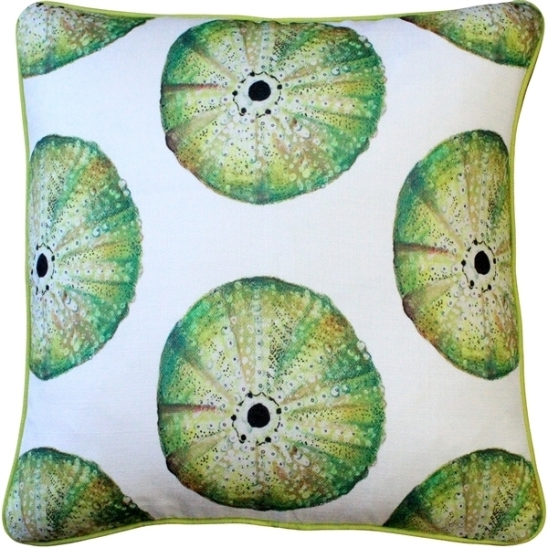 Pillow Decor - Big Island Sea Urchin Large Scale Print Throw Pillow 20x20