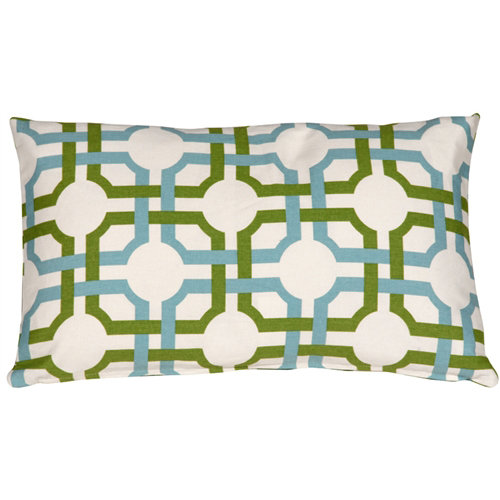 Pillow Decor - Waverly Groovy Grille Confetti 12x20 Throw Pillow