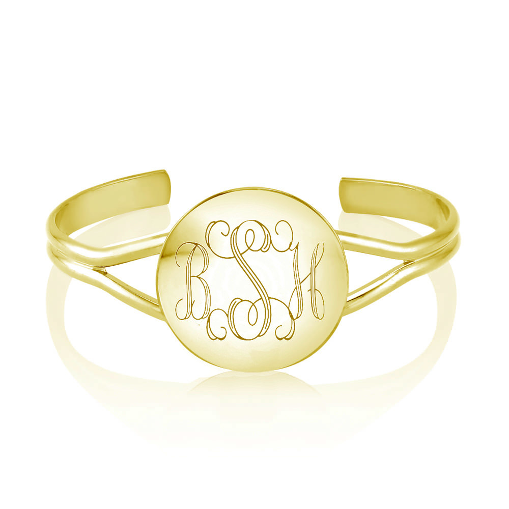 Personlized Comfort Fit Round Bangle - Rose