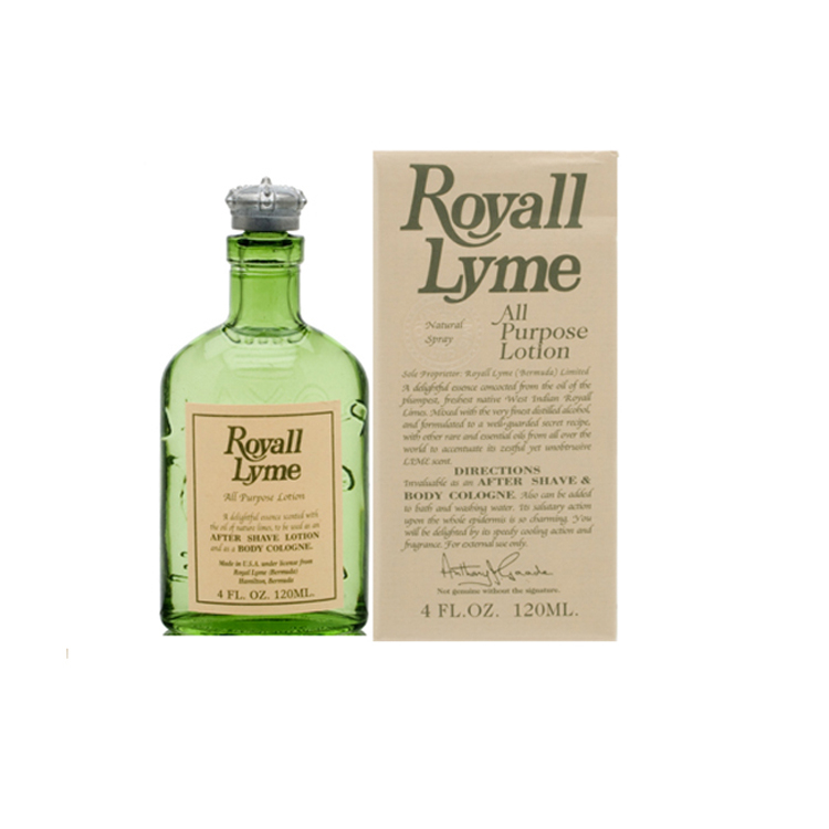ROYALL LYME OF BERMUDA By Royall Fragrances For Men ALL PURPOSE LOTION SPRAY/SPLASH 4.0 Oz / 120 Ml