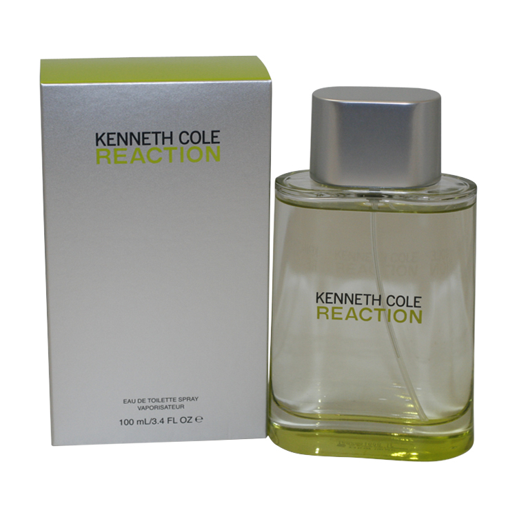 KENNETH COLE REACTION By Kenneth Cole For Men EAU DE TOILETTE SPRAY 3.4 Oz / 100 Ml