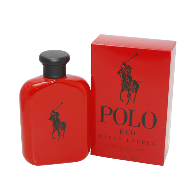POLO RED By Ralph Lauren For Men EAU DE TOILETTE SPRAY 4.2 Oz / 125 Ml