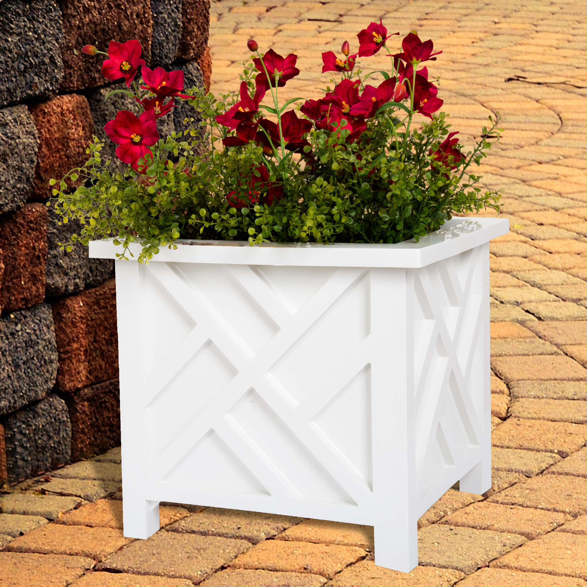 Plant Holder – Planter Container Box For Garden, Patio, And Lawn – Outdoor Decor