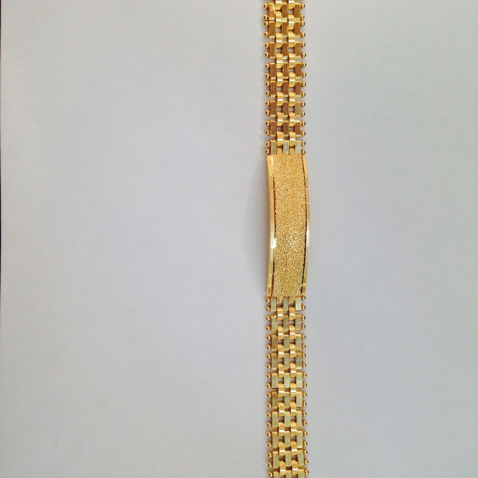 18k Gold Rolex Style ID Bracelet Unisex