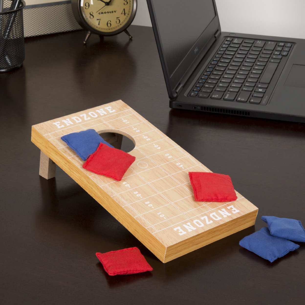 Tabletop Cornhole – Classic Mini Travel Wood Beanbag Toss Skill Board Game