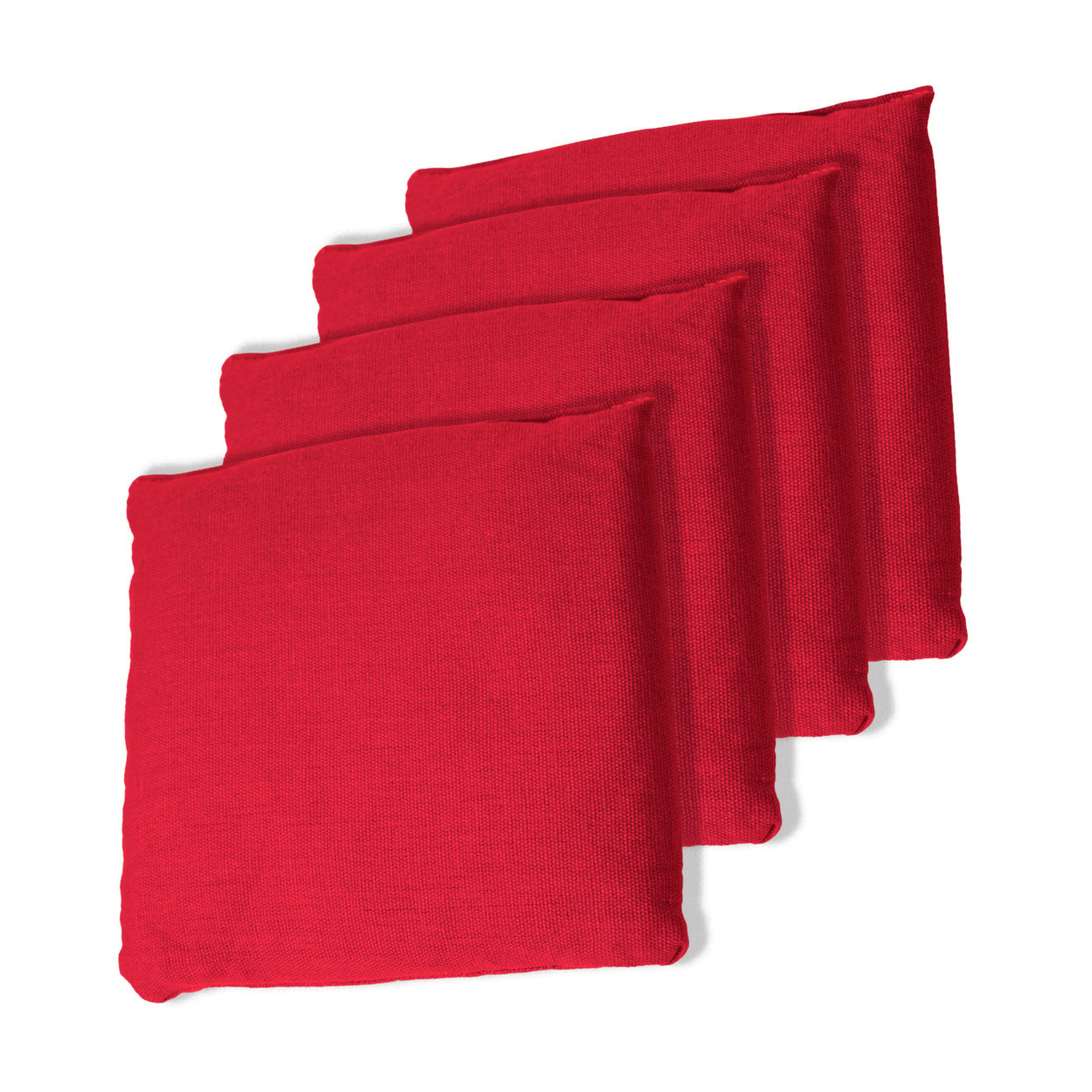 Red And White Cornhole Bags, Set Of 8