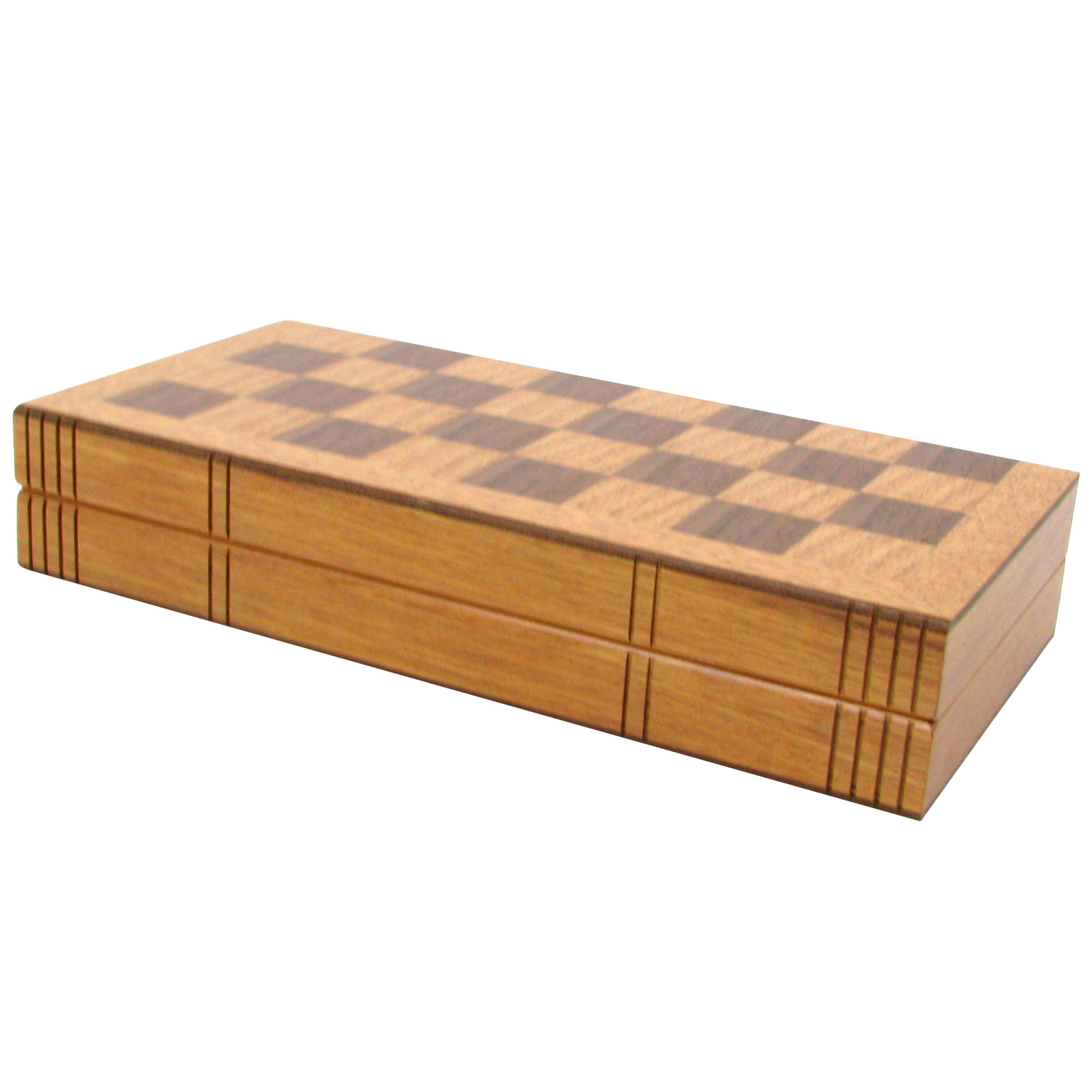 TG Wooden Book Style Chess Board W/ Staunton Chessmen