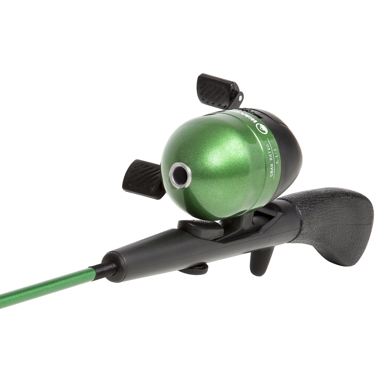 Wakeman Spawn Series Kids Spincast Combo And Tackle Set - Green