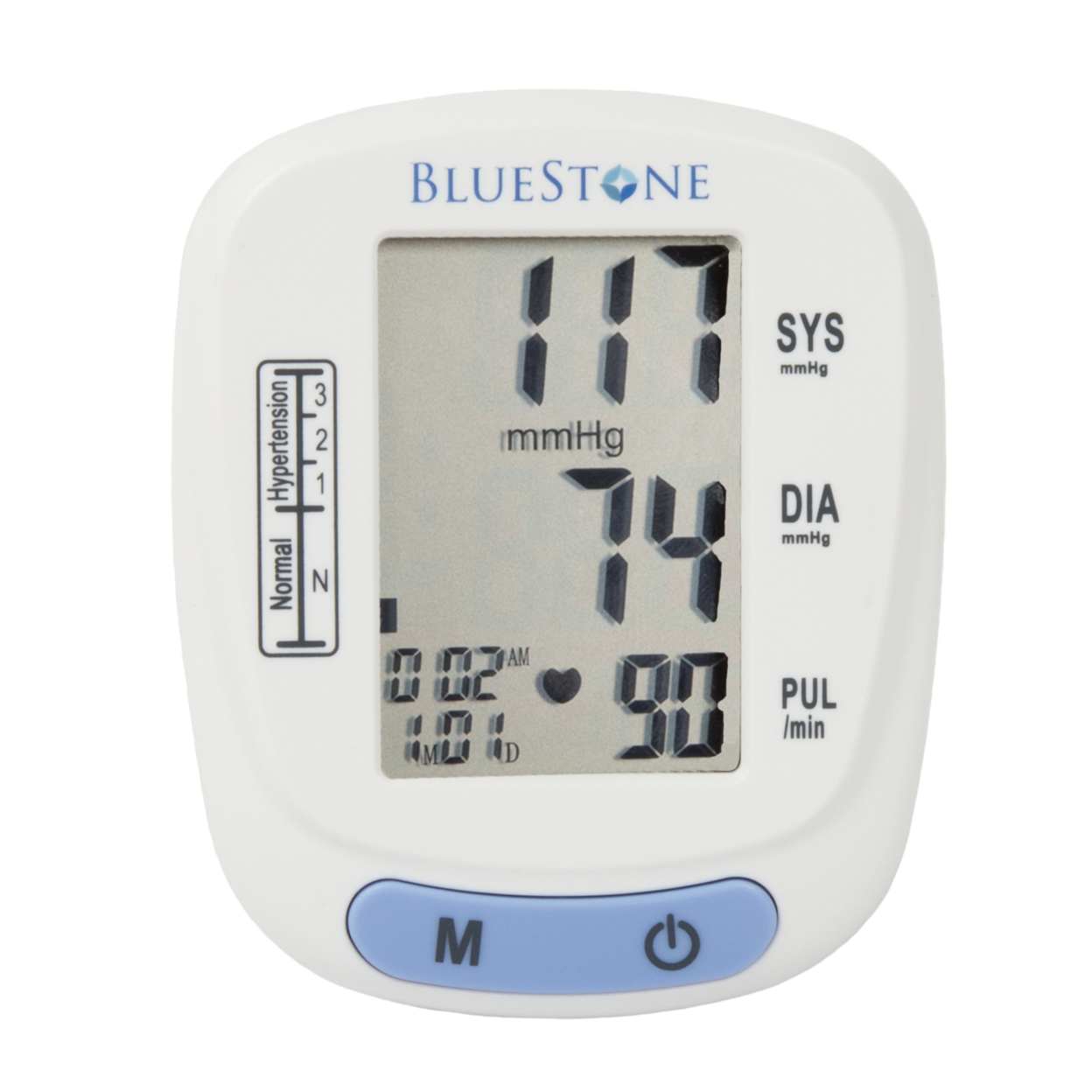Automatic Wrist Blood Pressure Monitor With Digital LCD Display Screen- BP And Pulse Monitoring With Adjustable Cuff And Storage Case