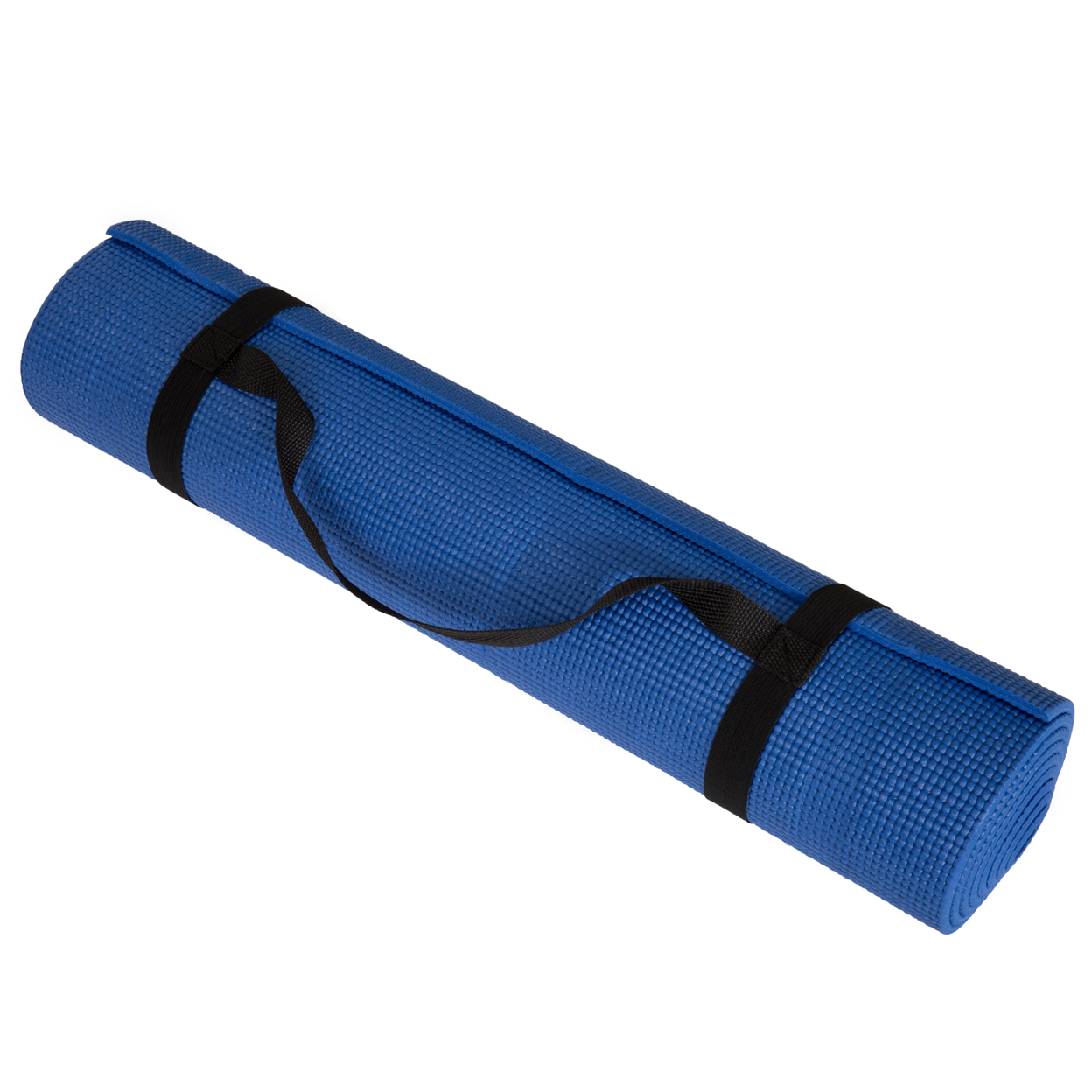 Wakeman Fitness Double Sided Yoga Mat - 71 X 24 X 0.25 - Blue