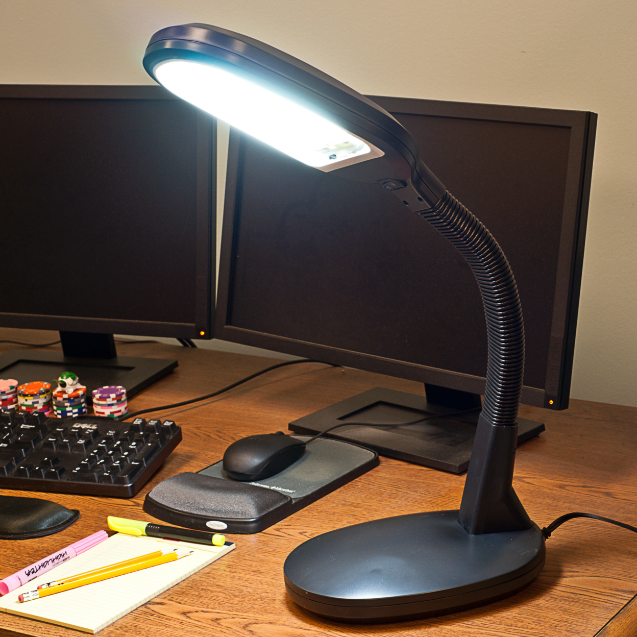 Lavish Home Sunlight Desk Lamp - Black