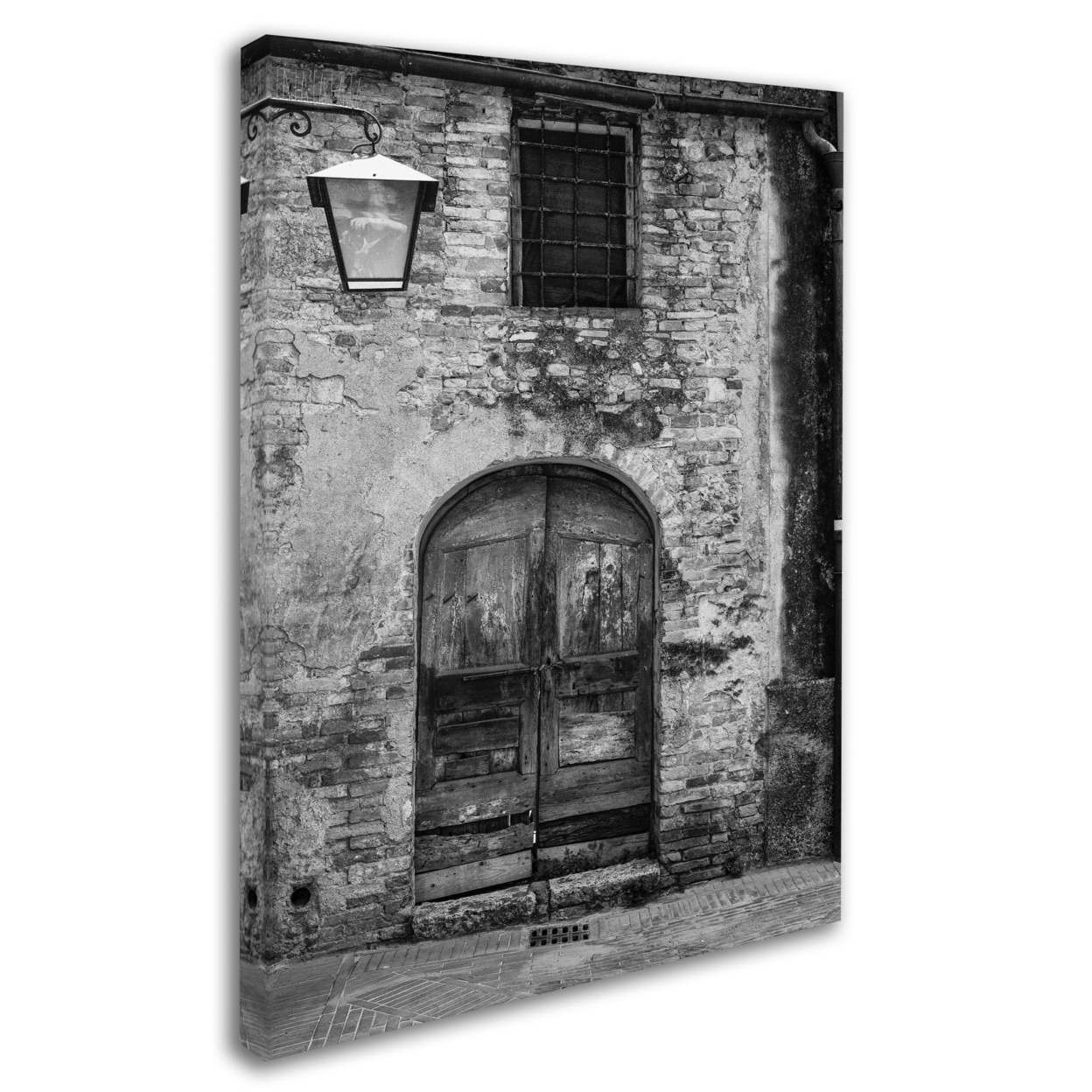 Moises Levy 'San Gimignano Door' 14 X 19 Canvas Art