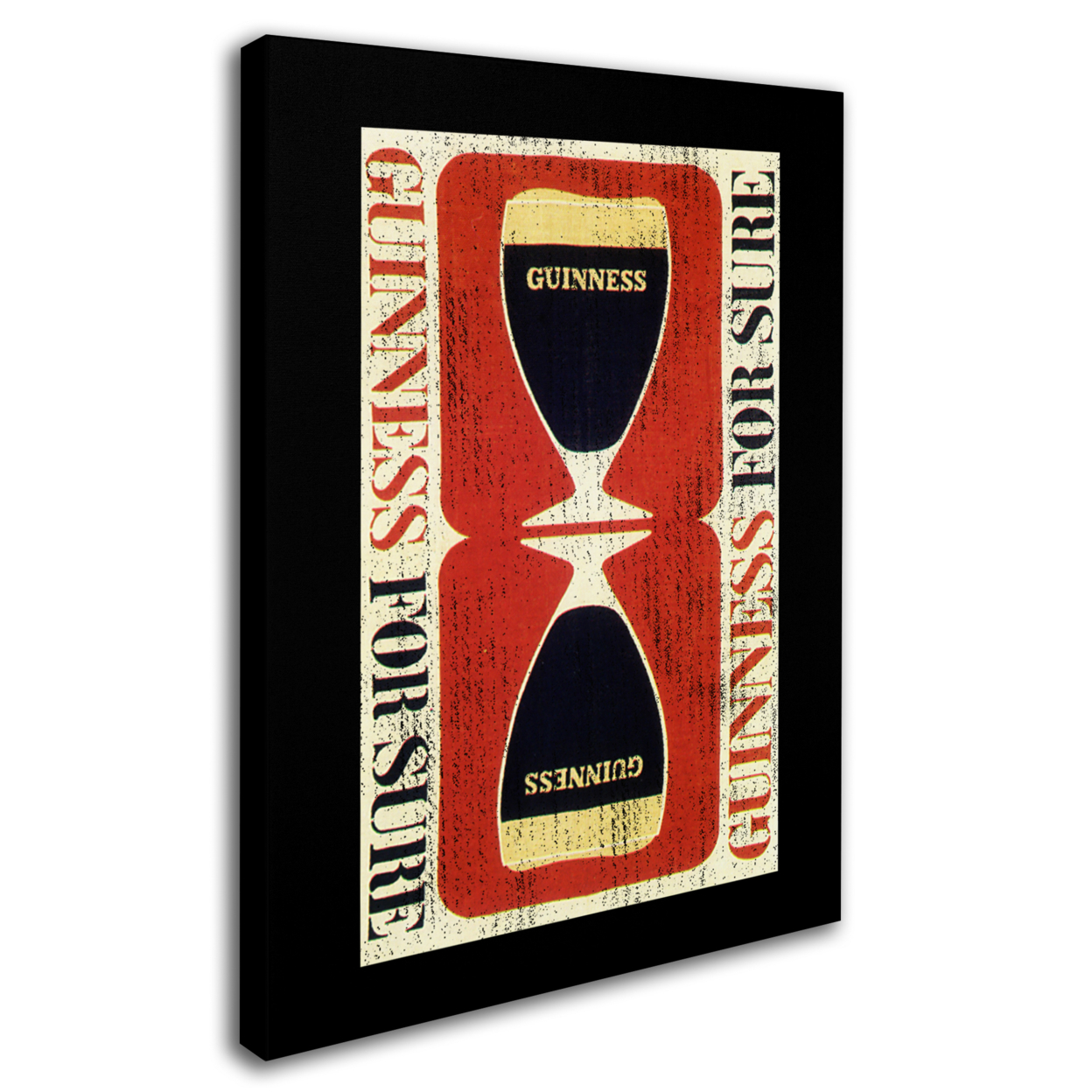 Guinness Brewery 'Guinness For Sure' 14 X 19 Canvas Art