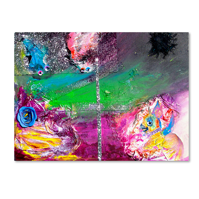 Amanda Rea 'Vertigo' 14 X 19 Canvas Art
