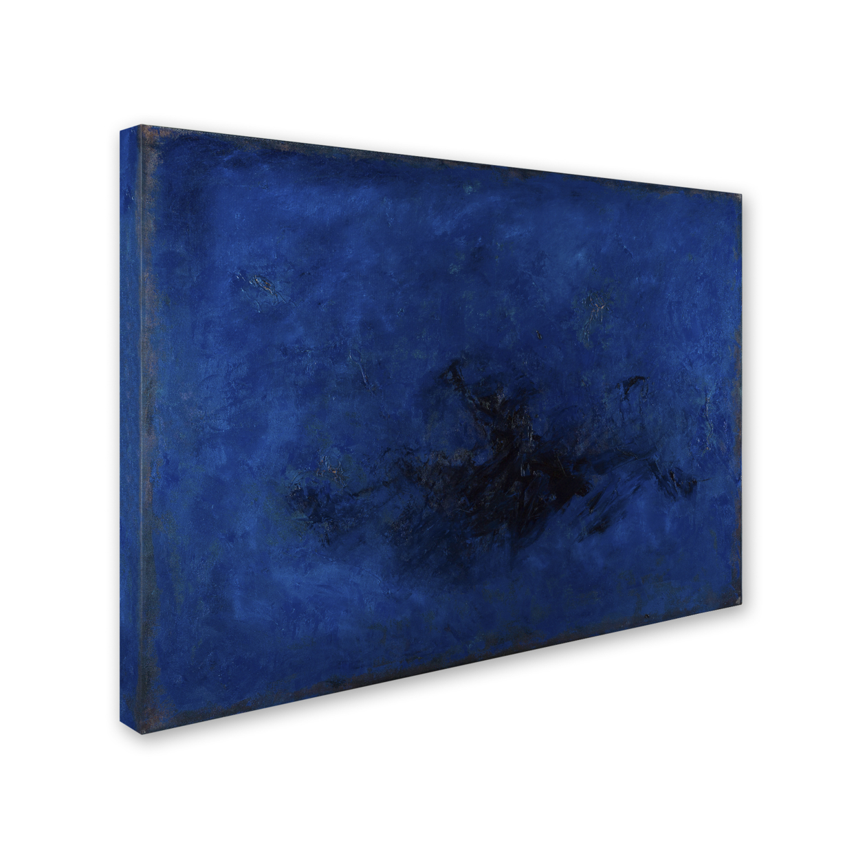 Joarez 'Deep Blue' 14 X 19 Canvas Art