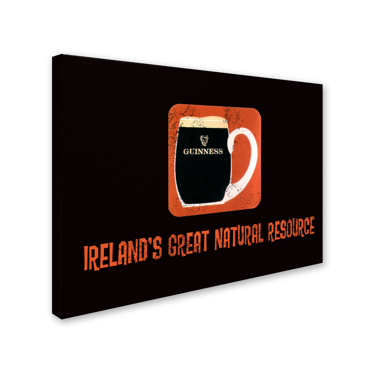 Guinness Brewery 'Ireland's Great Natural Resource' 14 X 19 Canvas Art
