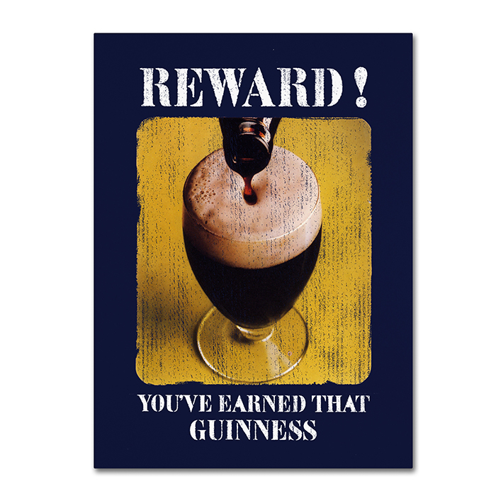 Guinness Brewery 'Reward' 14 X 19 Canvas Art