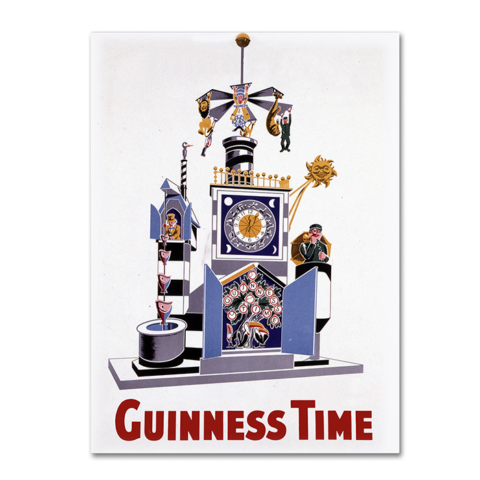 Guinness Brewery 'Guinness Time I' 14 X 19 Canvas Art