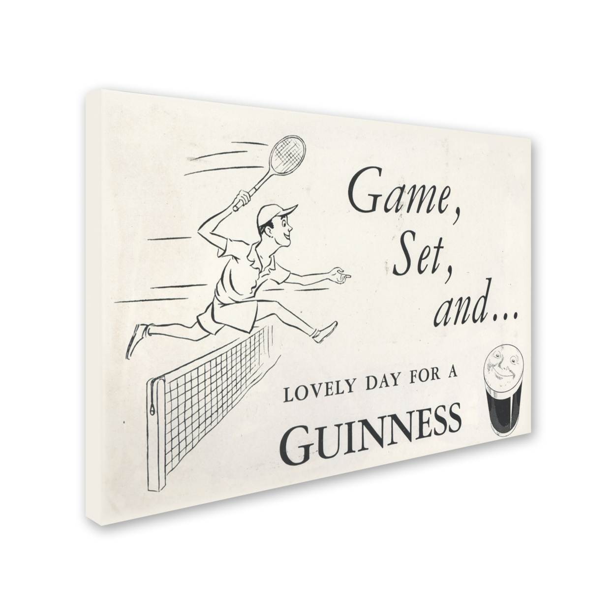 Guinness Brewery 'Lovely Day For A Guinness VI' 14 X 19 Canvas Art