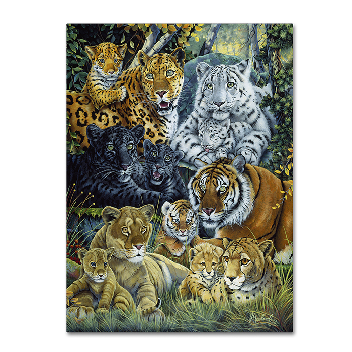 Jenny Newland 'The Mother's Pride' 14 X 19 Canvas Art