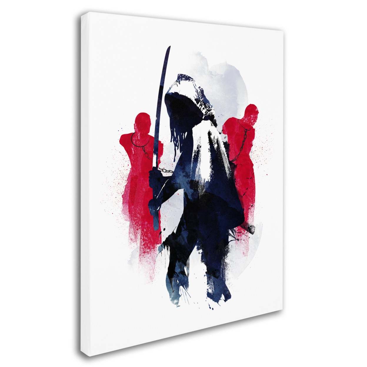 Robert Farkas 'Michonne' 14 X 19 Canvas Art
