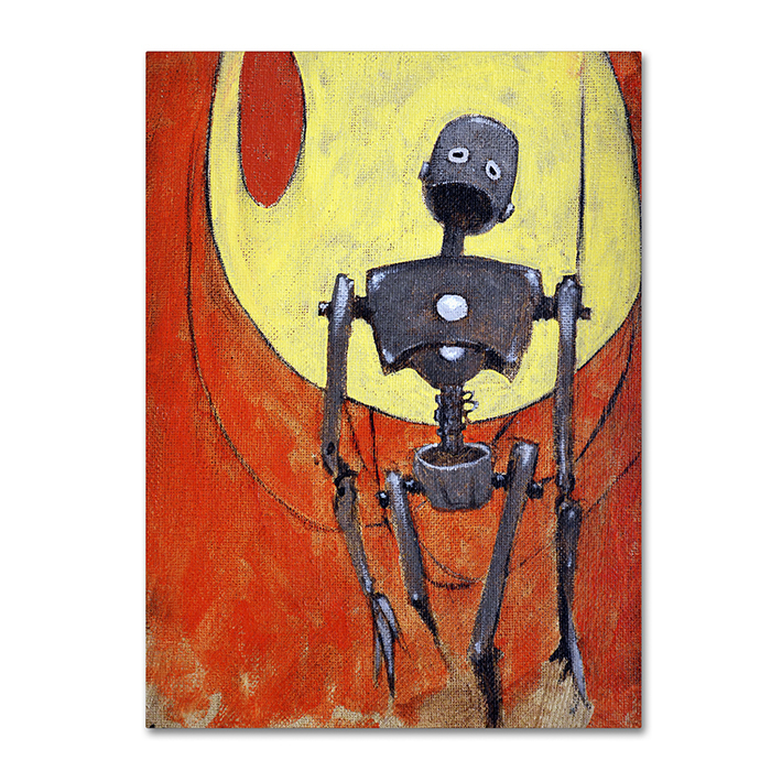 Craig Snodgrass 'Iron Bot' 14 X 19 Canvas Art
