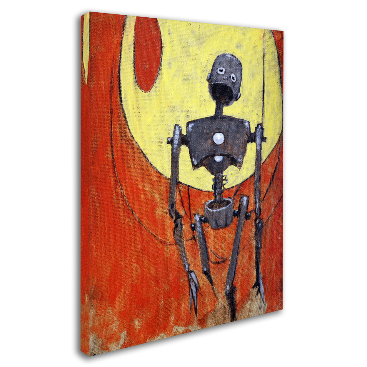Craig Snodgrass 'Iron Bot' 14 X 19 Canvas Art