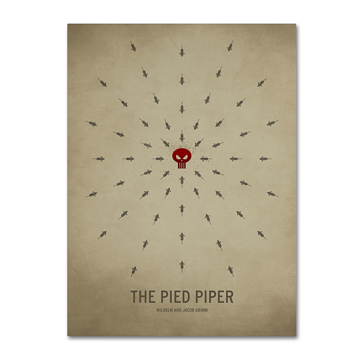 Christian Jackson 'Pied Piper' 14 X 19 Canvas Art