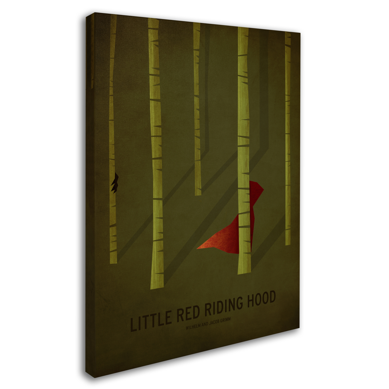 Christian Jackson 'Red Riding Hood' 14 X 19 Canvas Art