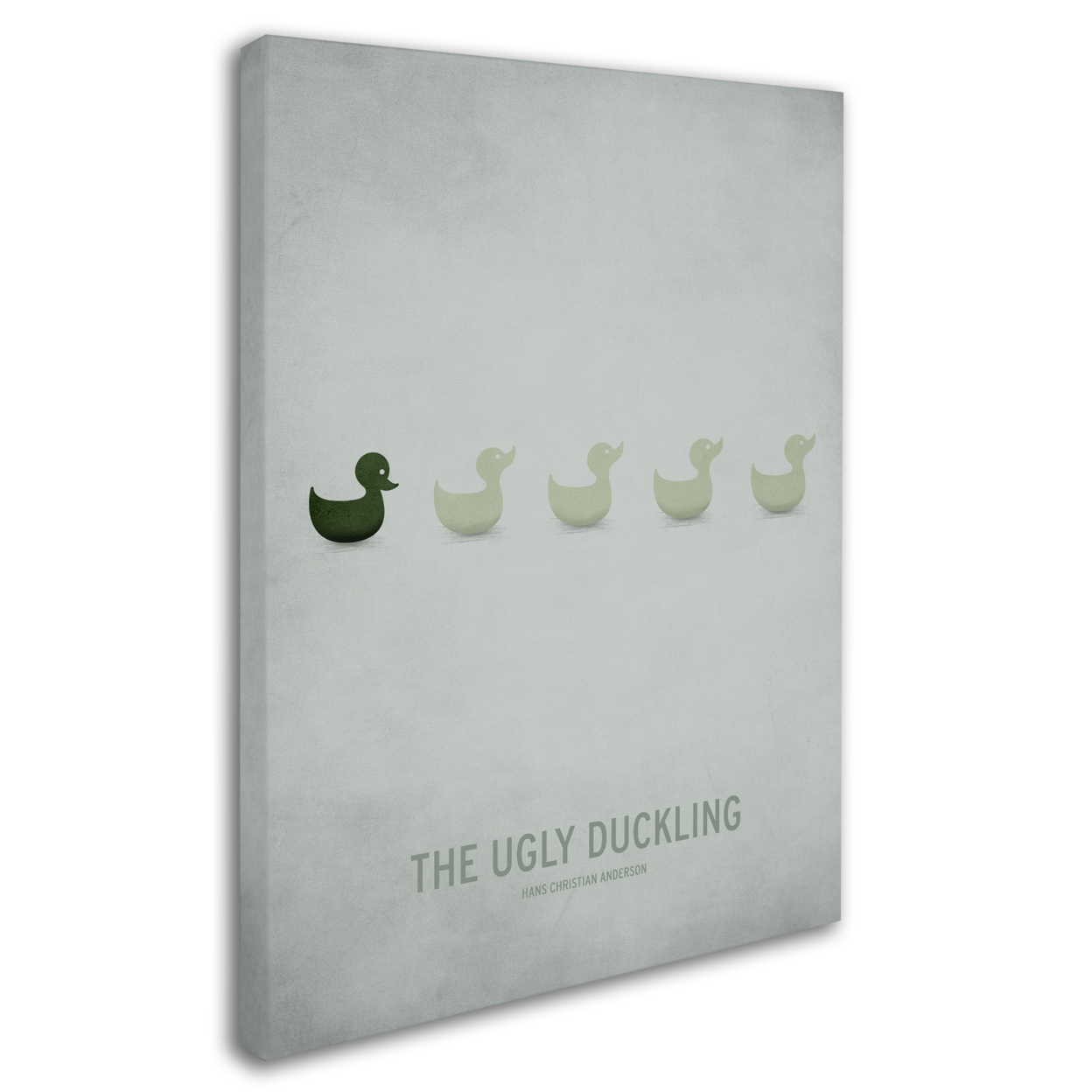 Christian Jackson 'Ugly Duckling' 14 X 19 Canvas Art