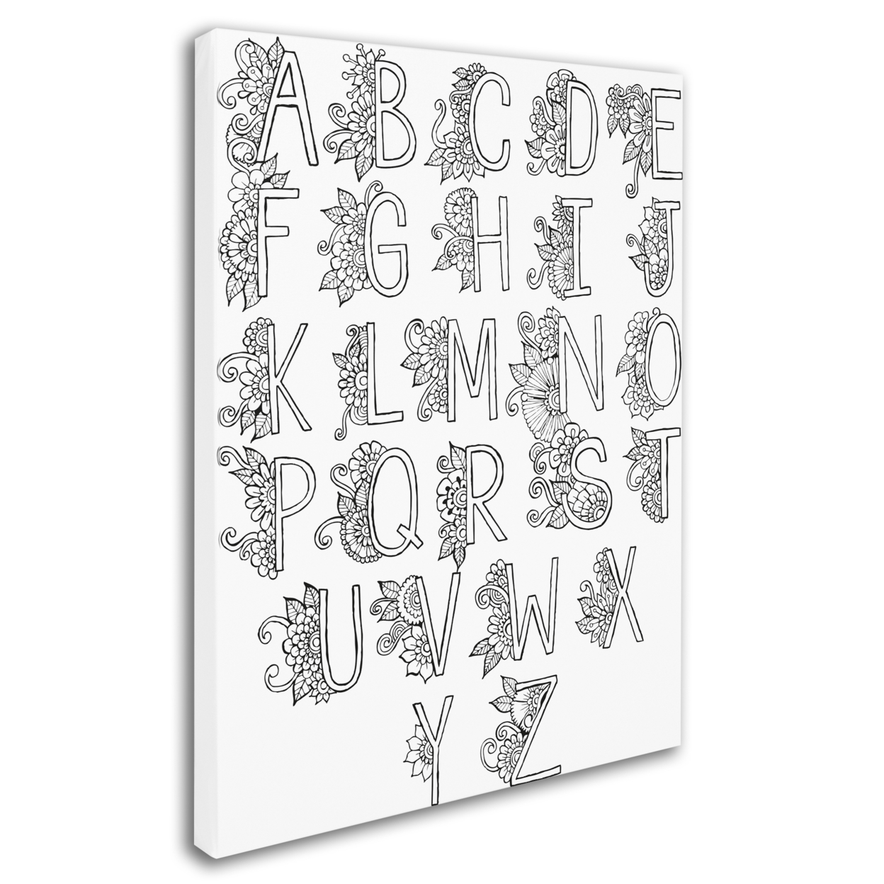 Hello Angel 'Letters & Words 1' 14 X 19 Canvas Art