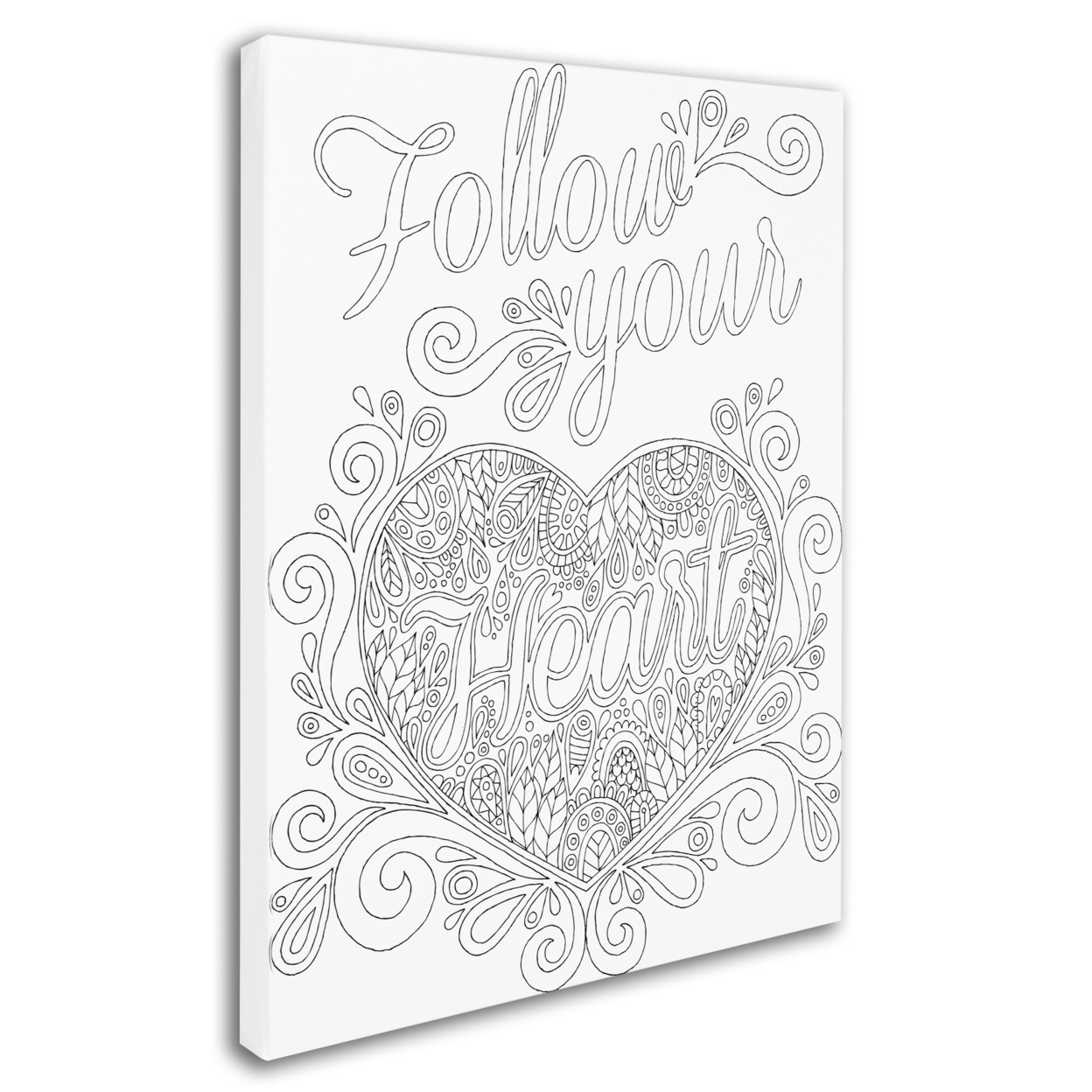 Hello Angel 'Inspirational Quotes 16' 14 X 19 Canvas Art