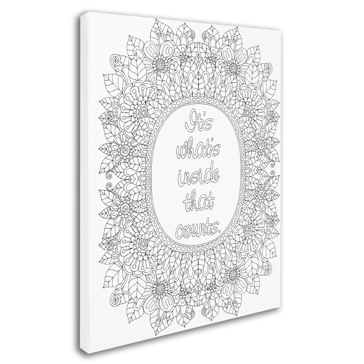 Hello Angel 'Inspirational Quotes 18' 14 X 19 Canvas Art