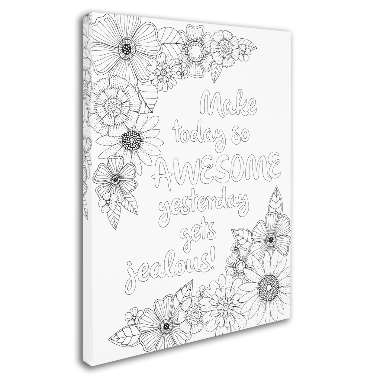Hello Angel 'Inspirational Quotes 22' 14 X 19 Canvas Art