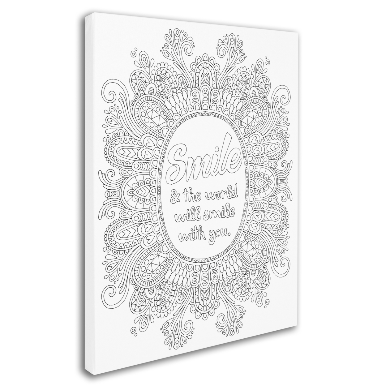 Hello Angel 'Inspirational Quotes 27' 14 X 19 Canvas Art