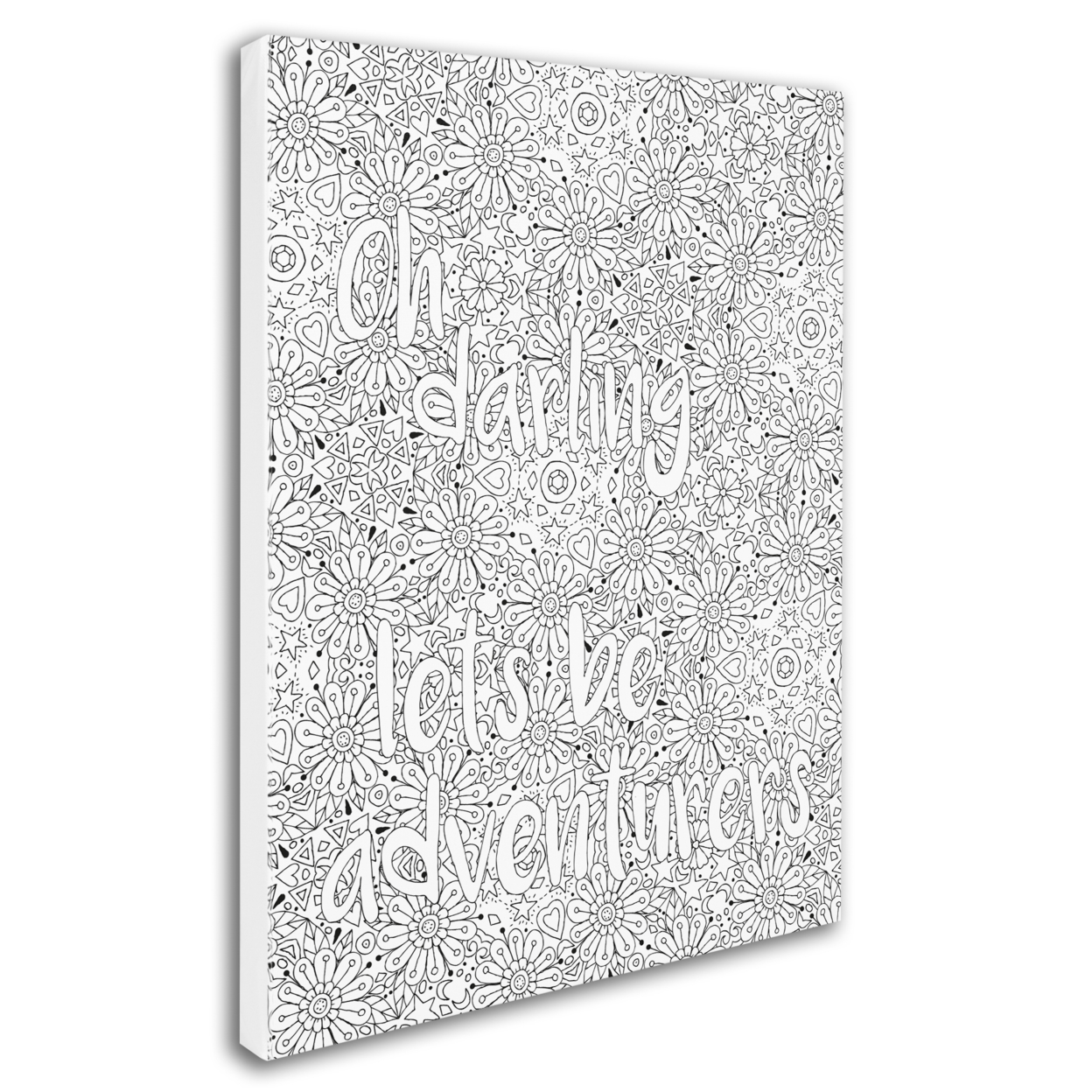 Hello Angel 'Inspirational Quotes 30' 14 X 19 Canvas Art