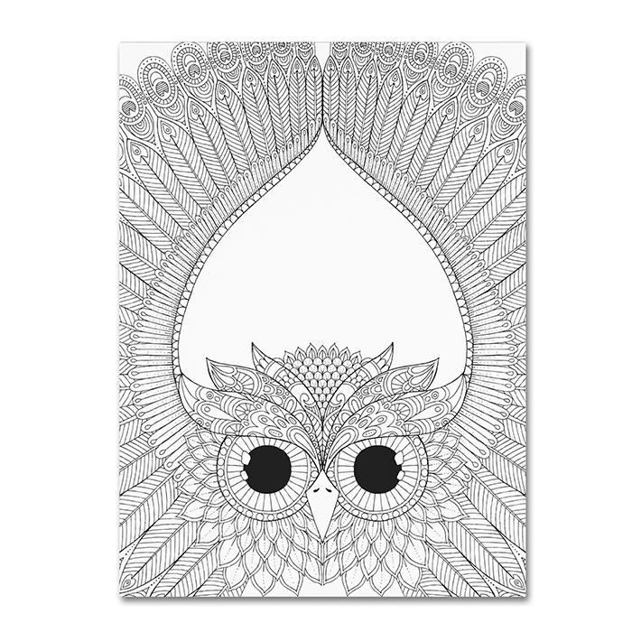 Hello Angel 'Night Owls 6' 14 X 19 Canvas Art